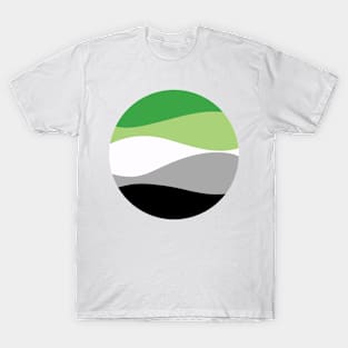 Aromantic Waves Circle T-Shirt